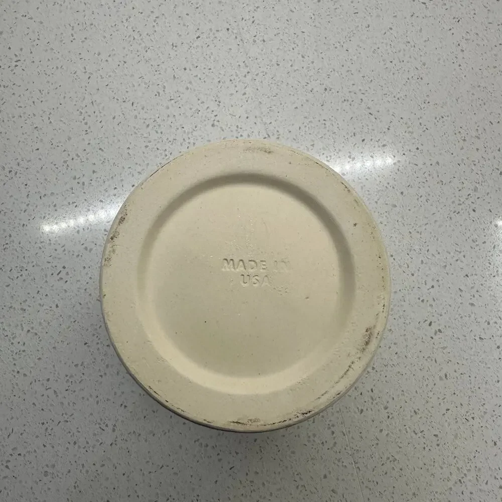 Sandstone Colored Ceramic Flower Pot